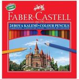 EKS Ticaret Faber Castell Tamboy 24'lü Kuru Boya Kalemi Renkli Seti Karton Kutu ile Eskiz ve Çizim İçin İdeal
