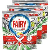 EKS Ticaret Fairy Platinum Plus Bulaşık Makinesi Deterjanı Kapsülü/tableti 60 Yıkama*3 180 Yıkama