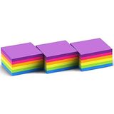 EKS Ticaret Kraf Yapışkanlı Not Kağıdı Küp 76X76 400YP Brıght 7676BR - 8680454931147