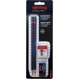 EKS Ticaret Rotring RO-2090068WK Sınav Seti - Sınav Kalemi Silgi Kalemtraş Siyah - Renkli