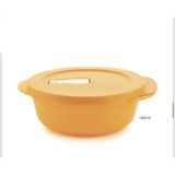 EKS Ticaret Tupperware Mikrodalga Fırın Isıtma Kabı 600 ml Turuncu Sakla ve Isıt Esc