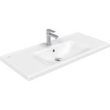 Eksen Etajerli Lavabo 100 cm Beyaz