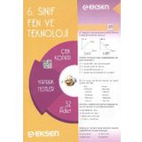 Eksen Yayınları - 6. Sınıf Fen ve Teknoloji Çek Kopar Yaprak Testleri
