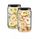 Ekşi Yeşil Elma + Tatlı Kırmızı Elma Kurusu Bi Kavanoz 660 Cc. Cam Kavanozlarda Dried Apple Slice