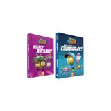 Eksik Parça Çocuk Kral Şakir Mikrop Avcıları 1 + Kral Şakir Mikrop Avcıları 2 Cumburlop 2 Kitap Ciltli