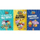 Eksik Parça Yayınları Kral Şakir 3 Kitap Set / Yaz Tatili + 10 Numara Macera+muhtişim Dedektifler