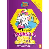 Eksik Parça Yayınları Kral Şakir - Cananla Renkli Hayaller Boyama Kitabı 1