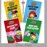 Eksik Parça Yayınları Kral Şakir Ilk 4 Kitap (Tek Kişilik Dev Orkestra - Macera Devam Ediyor - Anlatsam Film Olur - Hayat Kısa Filler Uçuyor) - Hediyeli