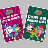 Eksik Parça Yayınları Kral Şakir Nefesler Tutuldu Heyecan Dorukta - Kitabım Şekil Önümdem Çekil (2025 Son 2 Kitap) - Hediyeli
