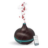 Eksik Sepeti Hava Nemlendirici Buhar Makinesi Ve Aroma Terapi Led Işıklı Koyu Kahve sl-168