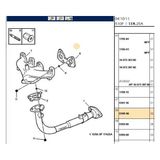 Eksoz Manıfold Contası TU5JP 106/206/306 Psa 0349.A6