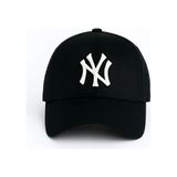 Ekstore Ny New York Nakış Unisex Beyzbol Şapka Kadın Şapka Erkek Şapka Yazlık Şapka - Beyaz - Siyah - Standart