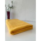 Ekstra Büyük Boy Banyo Havlusu, %100 Pamuklu Türk Havluları, 40x80 inç - Maksimum Yumuşaklık ve Emici Banyo Çarşafı, Ağır Ağırlık 1000 Gram 992 gr (Sarı, 4 Adet)