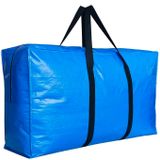 Ekstra Büyük Saklama Çantaları, Jumbo Hareketli Çadır Saklama Çantaları, Seyahat için Su Geçirmez Katlanabilir Büyük Mavi XL Spor Çantası, 38x22x11 inç - 1 Paket