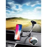 Ekstra Güçlü Akrobat 360° Dönebilen Vantuzlu Araç Içi Telefon Tutucu - Siyah