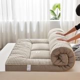 Ekstra Kalın Japon Katlanır Futon Yatak - Taşınabilir Kamp ve Yatakhane Yatağı - Kanepe, Salon Sandalyeleri ve Seyahat Konforu için Yumuşak Boyut (150 x 200 cm)