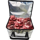 Ekstra Korumalı Içi Dışı Termal Et Taşıma Çantası - 50 cm x 35 cm x 35 cm - Piknik Kamp Çantası - Alüminyum Standart Renk
