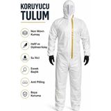 Ekstra Koruyucu Tyvek Boyacı Tulum - Kapüşonlu
