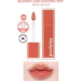 Ekstra Parlak ve Nemli Ruj Lilybyred Bloody Liar Coating Tint - 01 Doğal Kayısı