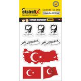 Ekstrafix DL-001 80x120 mm Dekoratif Etiket