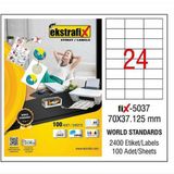 Ekstrafix Fix-5037 Lazer Etiket