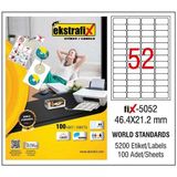 Ekstrafix Fix-5052 Lazer Etiket