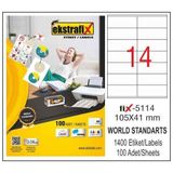 Ekstrafix Fix-5114 105x41 Lazer Etiket