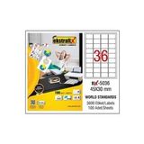 Ekstrafix Laser Etiket 45X30 100 Yaprak Lazer Yazici Etiketi