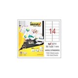 Ekstrafix Lazer Etiket 100 Yaprak 99.1 X 38.1 Mm Lazer Yazıcı Etiketi