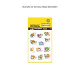 Ekstrafix OK-021 80x120 mm Okul Etiketi