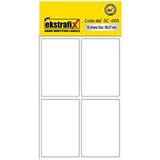 Ekstrafix Sc-005 Beyaz 10 Yaprak Okul Etiketi