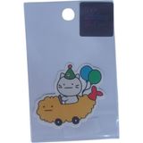 ekstrafix yapışkanlı sudan etkilenmeyen sticker the sticker story kedi tss0116 (1 adet) - Yok