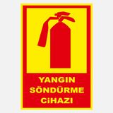 Ekstrafix YF069 12x25 cm Fosforlu Yangın Söndürme Cihazı
