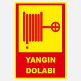 Ekstrafix YF072 12x25 cm Fosforlu Yangın Dolabı