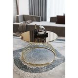 Ekübya Home Kuğu Orta Sehpa Bronz Ayna