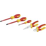 El Aleti Seti 5 Parça 1x Yan Keski 160MM Kargaburun 200MM Tornavida Sl 3.5 x 75MM Tornavida Sl 6.5 x 125MM Yıldız Tornavida Ph2 x 125MM 1600A02NG2 Kırmızı