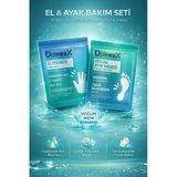 El & Ayak Bakım Seti – Hyaluronik Asit, Aloe Vera & E Vitamini İçeren El Maskesi + Peeling Ayak Maskesi | Yoğun Nemlendirici & Çatlak Karşıt�