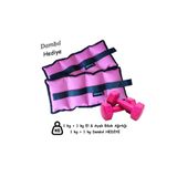 El-ayak Bilek Ağırlığı 1 Kg X 1 Kg (TOPLAM 2 KG) Pembe Dambıl
