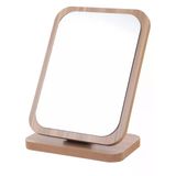 El Aynası Masa Aynası Makyaj Aynası Eğim Ayarlanabilir Kare Makeup Mirror 18cm Menteşeli