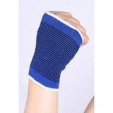 El Bandajı Elastik 1 Çift Fitness Voleybol Unisex Bilek Spor Bandaj El Bileklikleri ile Destekleyici - Standart - Mavi - Beyaz