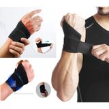 El Bilek Bandajı Elastik Sporcu Bilekliği Fitness Ağırlık Destek Siyah