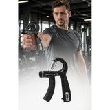 El Bilek Güçlendirici 5-60 Kg Ayarlı Sayaçlı Egzersiz Yayı Fitness Grip Güç Arttırıcı