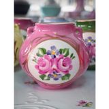 El Boyama Porselen Limoges Mini Balon Vazo (Pembe)