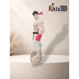 El Boyaması Efsanevi Dövüşçü (Ryu) 3D Baskı Figür - Oyuncu Odası Masaüstü Dekor (12 Cm) - Çok Renkli