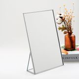El Crea Designs 30x20cm Gümüş Masaüstü Makyaj Aynası Yapımı Dekoratif
