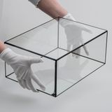 El Crea Designs 35x25x15cm Siyah Takı Aksesuar Çikolata Kutusu Damat Bohçası Organizer Yapımı Dekoratif