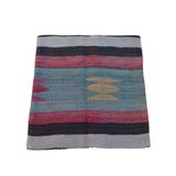 El Dokuma Yün Kilimden Üretilmiş Kırlent Yastık Kılıfı (40X40 Cm)6