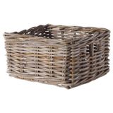 El Dokuması Sepet Ikea Hasır 25x29x15 Cm Çok Amaçlı Hasır Kutu