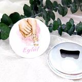 El Ele Baskılı Kız Bebek Açacak Magnet Hediyelik(15 Adet)