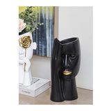 El Emeği Göz Nuru Eli Yüzünde Büyük Boy Vazo 13*27 Cm